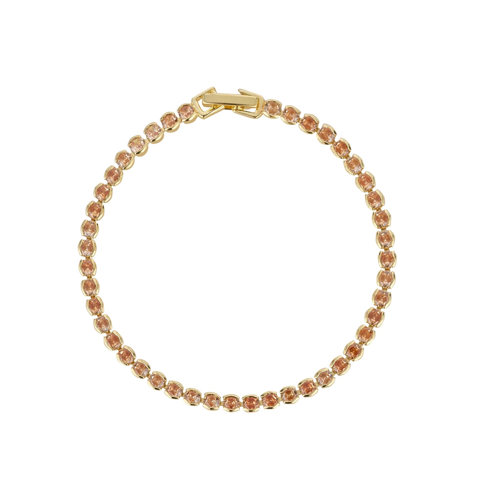 Knight & Day Dakota Champagne Tennis Bracelet