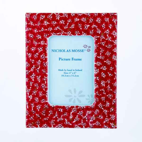 Nicholas Mosse Red Lawn 4x6 Photo Frame