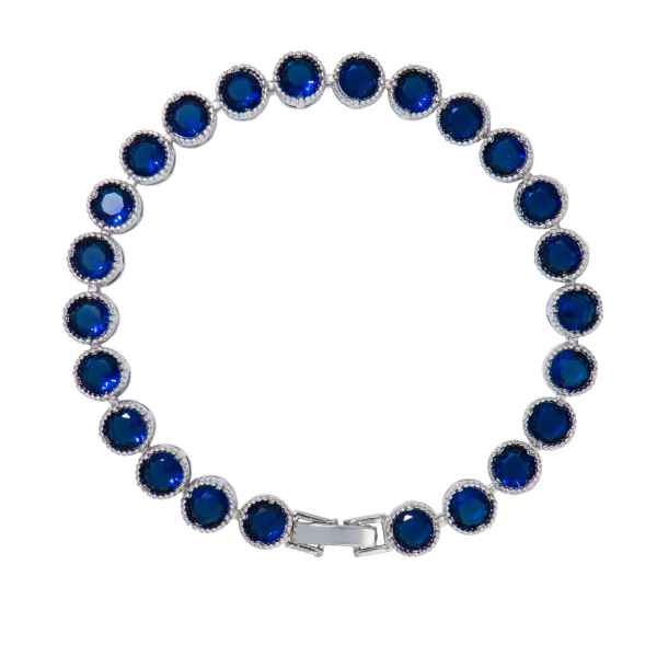 Knight & Day Danna Silver Sapphire Bracelet