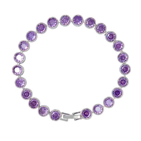 Knight & Day Danna Silver Amethyst Bracelet