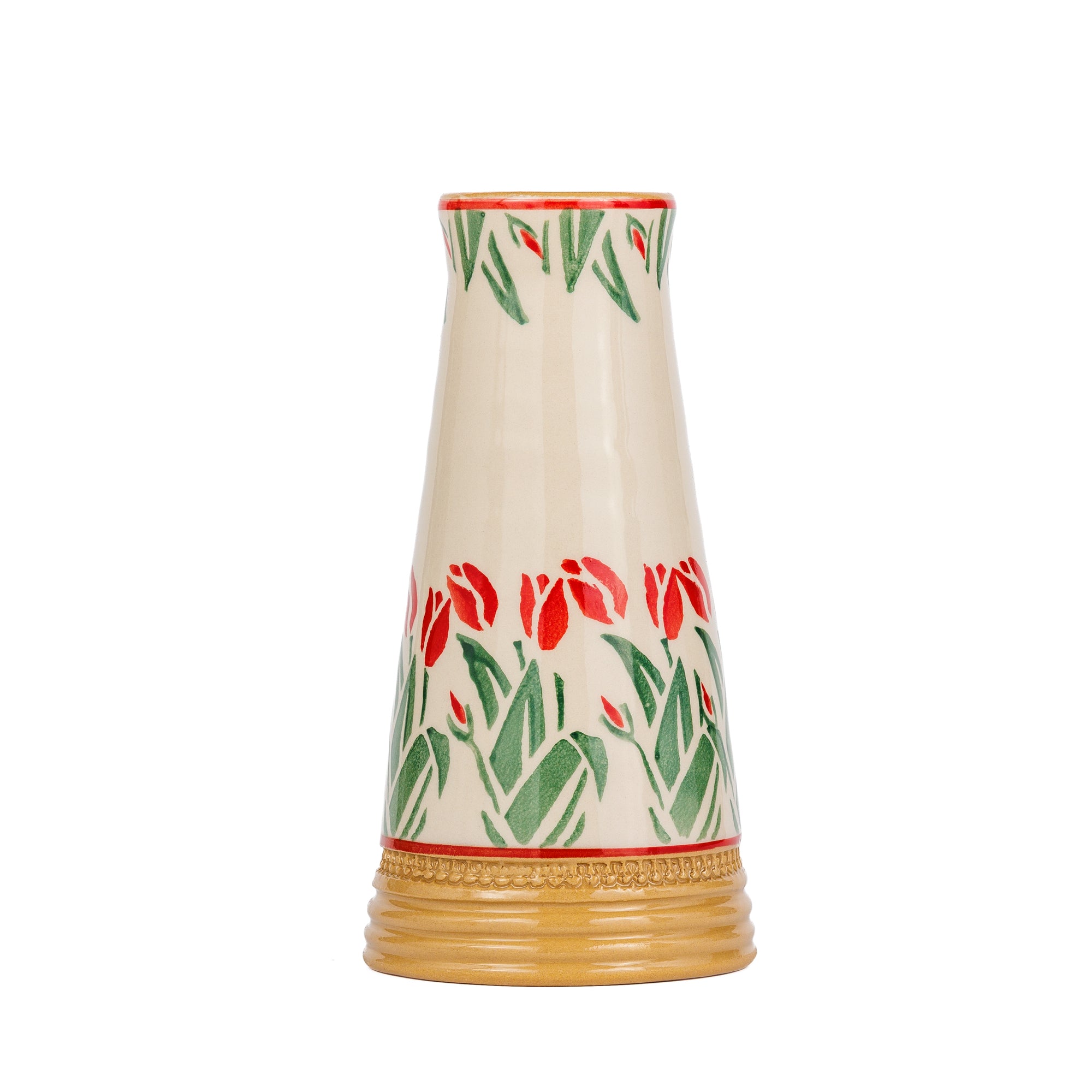 Nicholas Mosse Red Blooms Small Tapered Vase