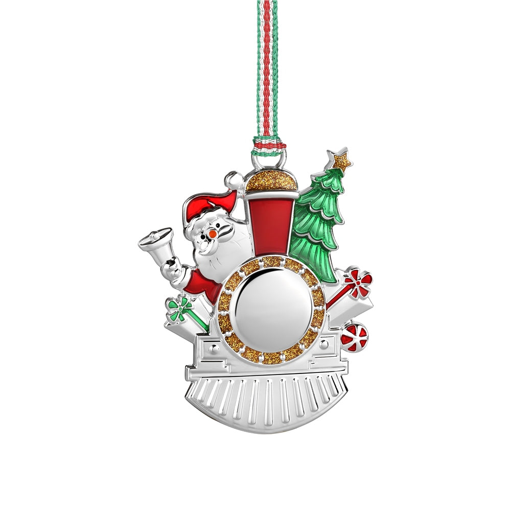 Newbridge Silverware Santa in Steam Engine  Christmas Tree Decoration-New 2024