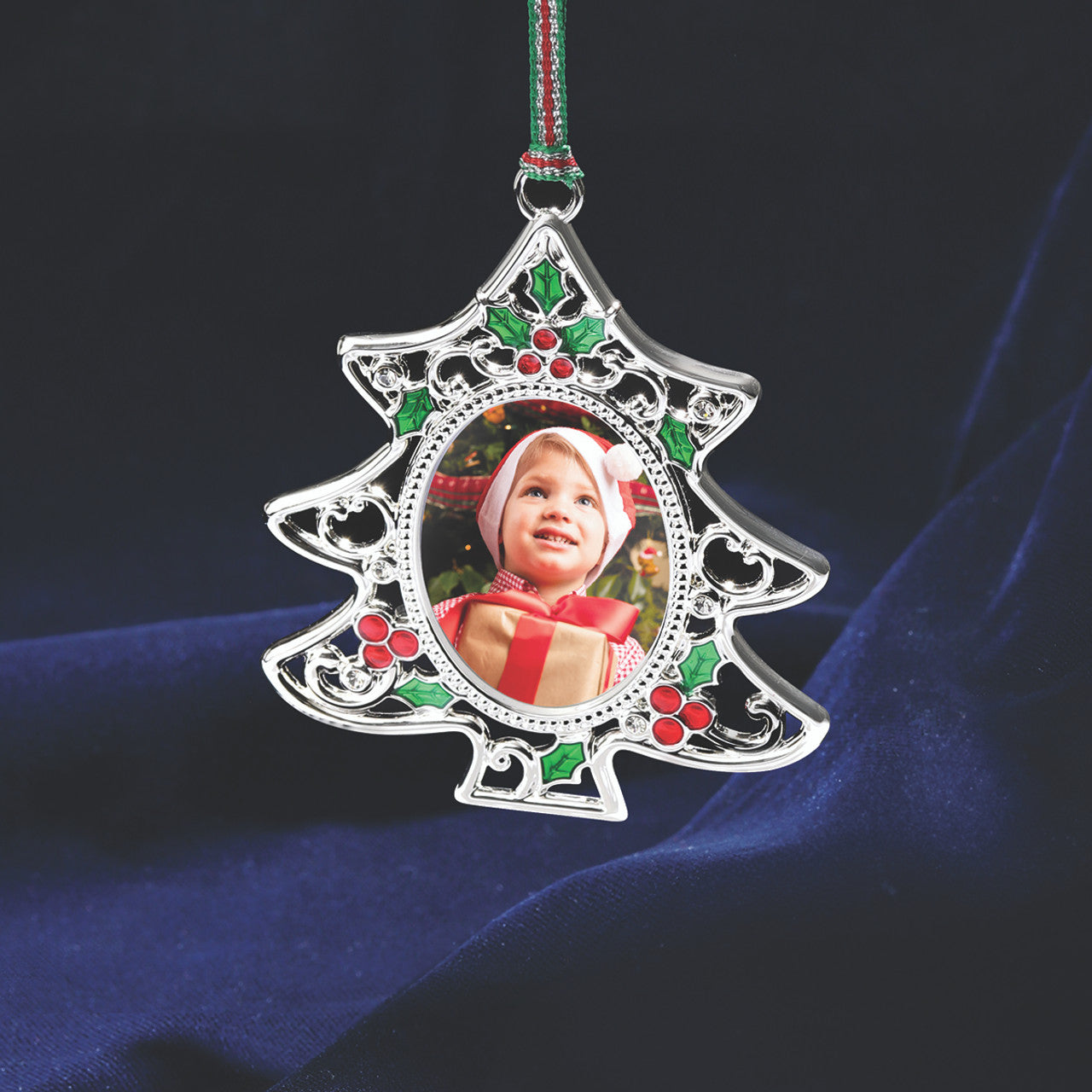Newbridge Silverware Holly Christmas Tree Photo frame Decoration -New 2025