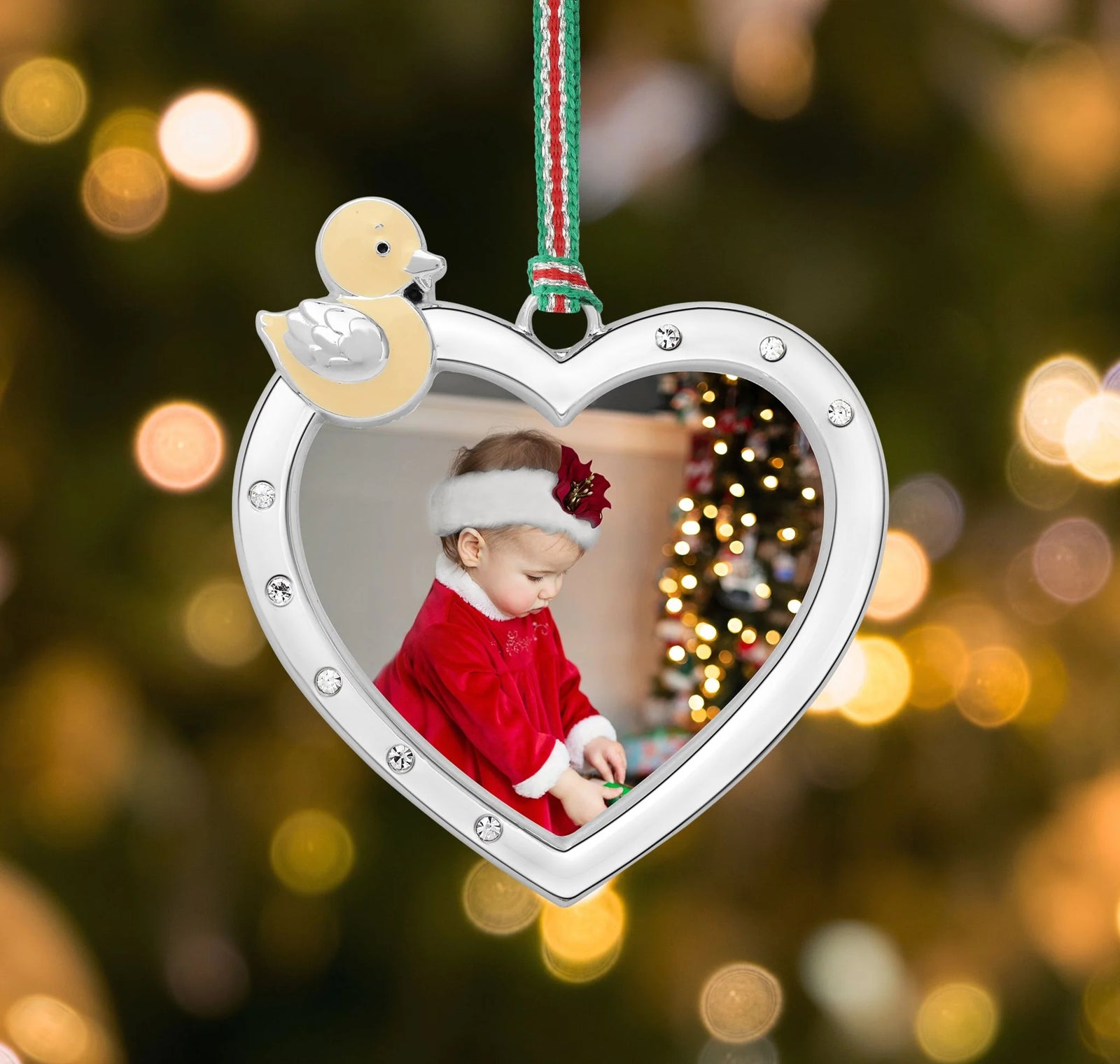 Newbridge Silverware Duck Photoframe Christmas Tree Decoration -New 2026