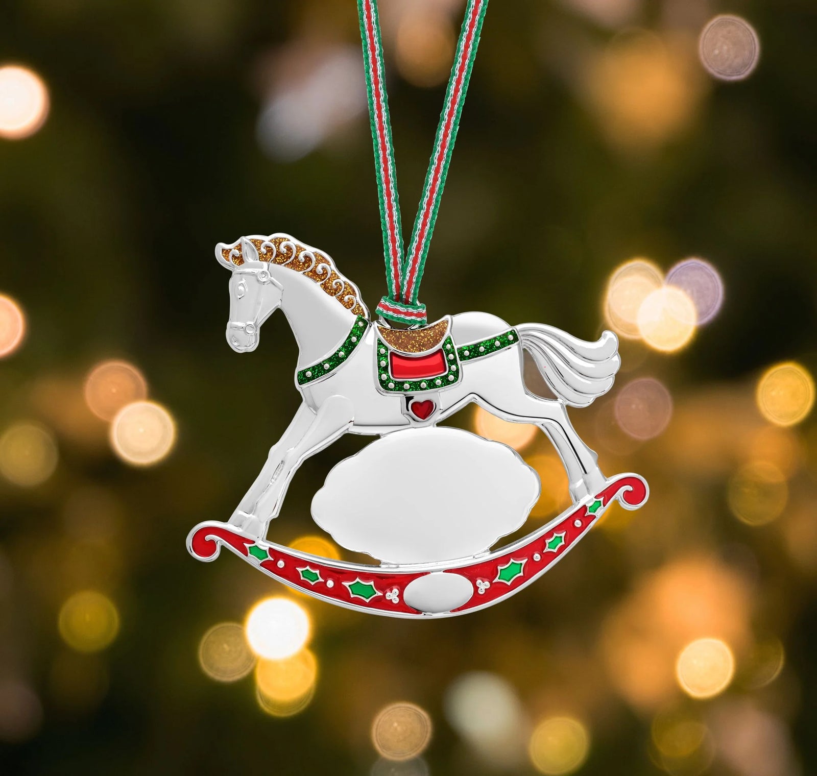 Newbridge Silverware Rocking Horse Christmas Tree Decoration -New 2026