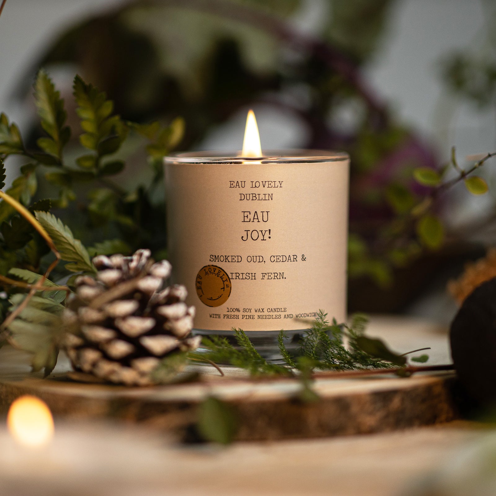 Eau Lovely- Eau Joy Christmas Candle