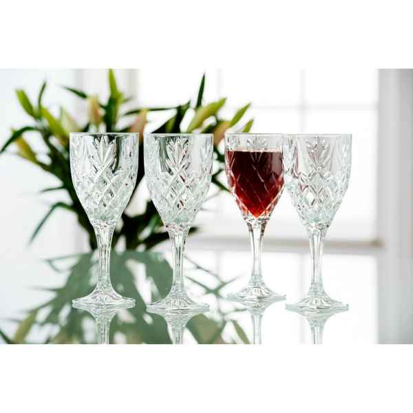 Galway Crystal Renmore Goblet Set of 4