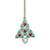 Newbridge Silverware Green and Red Celtic Christmas Tree Decoration-New 2024