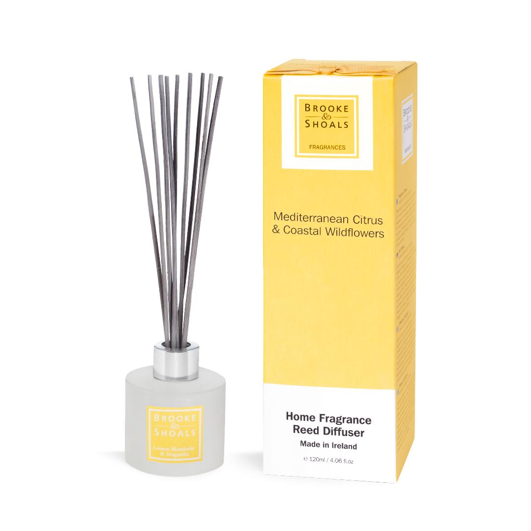 Brooke and Shoals Fragrance Diffuser - Mediterranean Citrus &Coastal Wildflowers