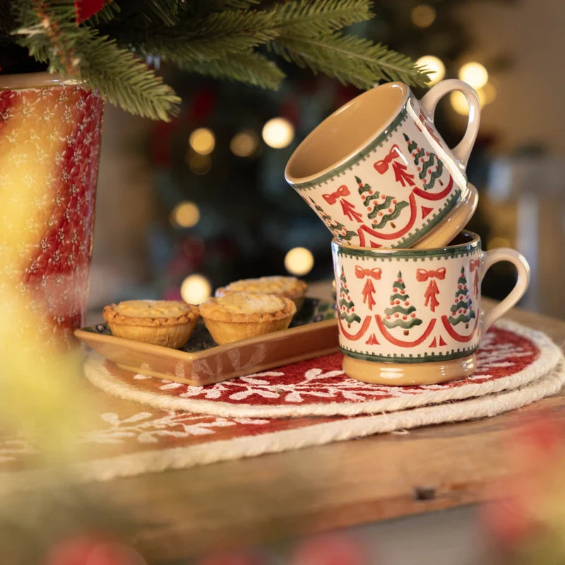 Nicholas Mosse Red Ribbons Large Mug Christmas 2026-In Stock
