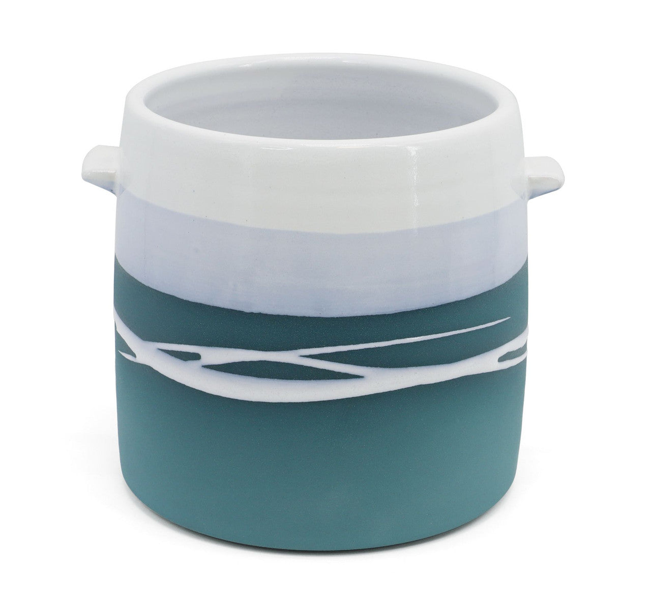 Paul Maloney Pottery Utensil Tidy Teal
