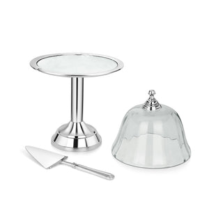 Newbridge Silverware  Large Cake Dome with Server