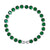 Knight & Day Danna Silver Emerald Bracelet