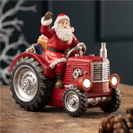 Aynsley Santa Tractor LED Christmas Decoration