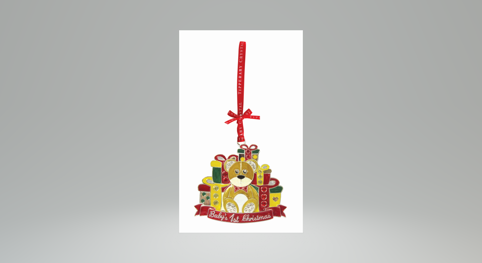 Tipperary Crystal Sparkle Baby's First Christmas Decoration