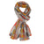 Pure Accessories Scarf Patterned Leaves-Grey