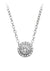 Tipperary Crystal Pave Necklace Silver