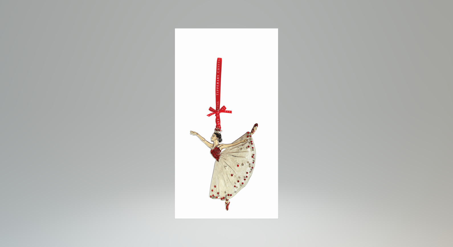 Tipperary Crystal Sparkling Ballerina Decoration