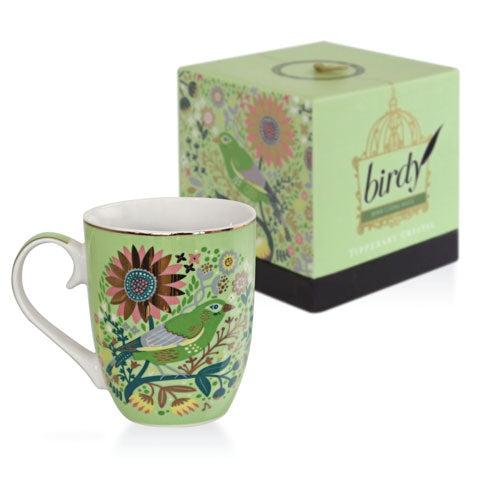 Tipperary Crystal Birdy-Greenfinch Mug