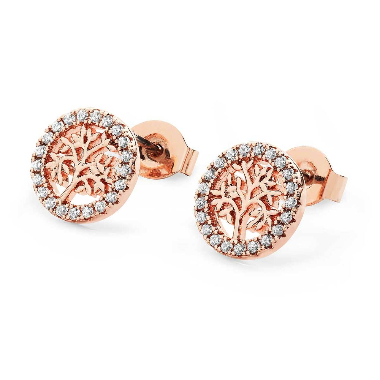 Tipperary Crystal Earrings- Rose Gold