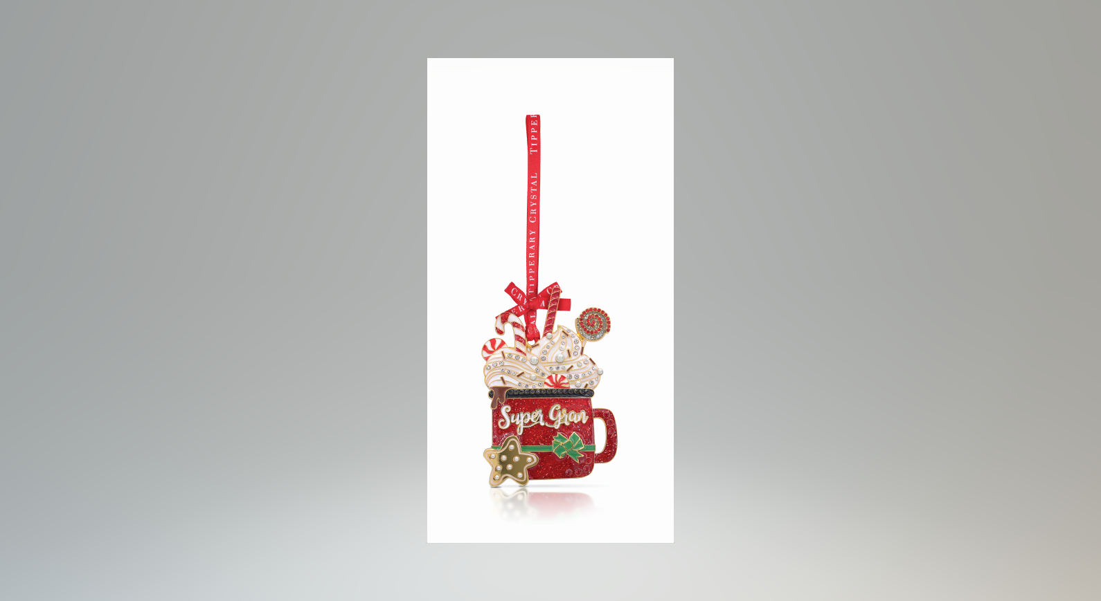 Tipperary Crystal Loved Ones Super Gran Christmas Decoration