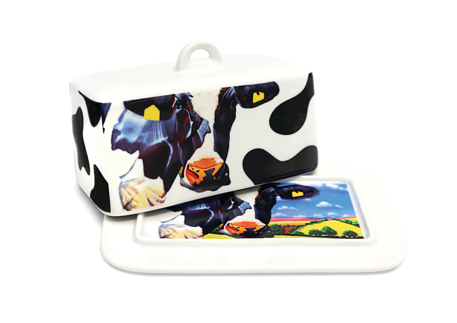 Tipperary Crystal Eoin O Connor Cow Butter Dish