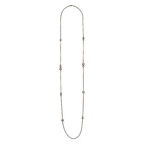 Pilgrim Jewellery Earth Necklace Rose Gold