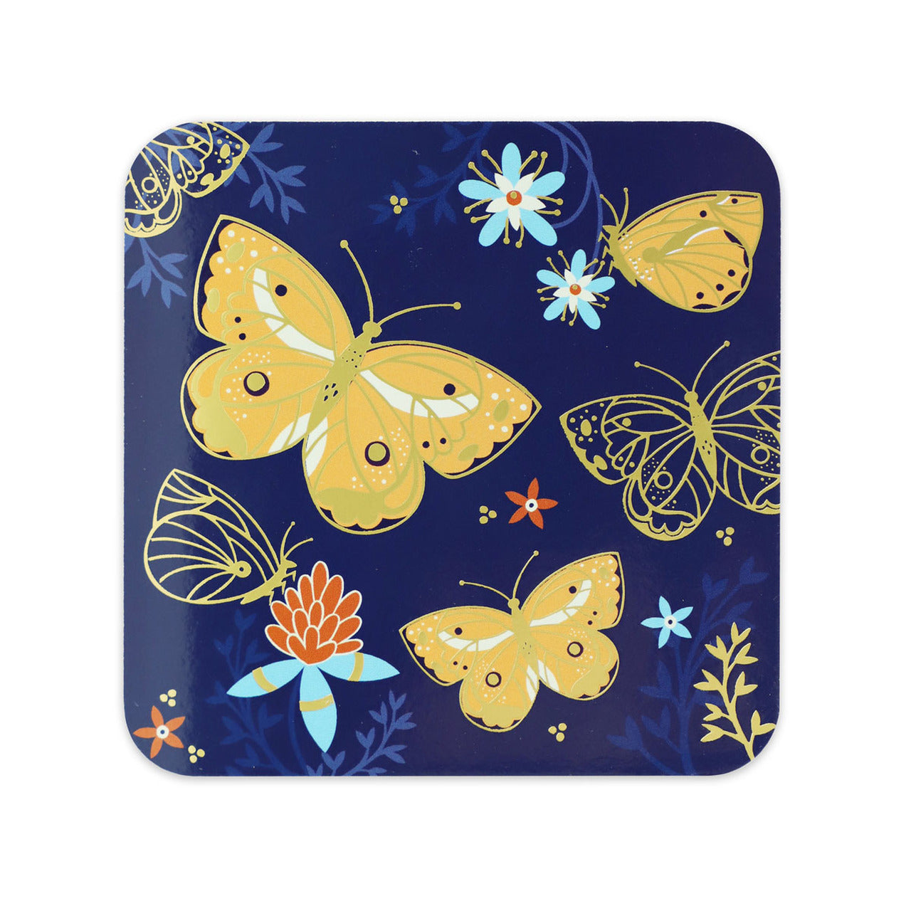 Tipperary Crystal Butterfly S/6 Coasters