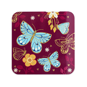 Tipperary Crystal Butterfly S/6 Coasters
