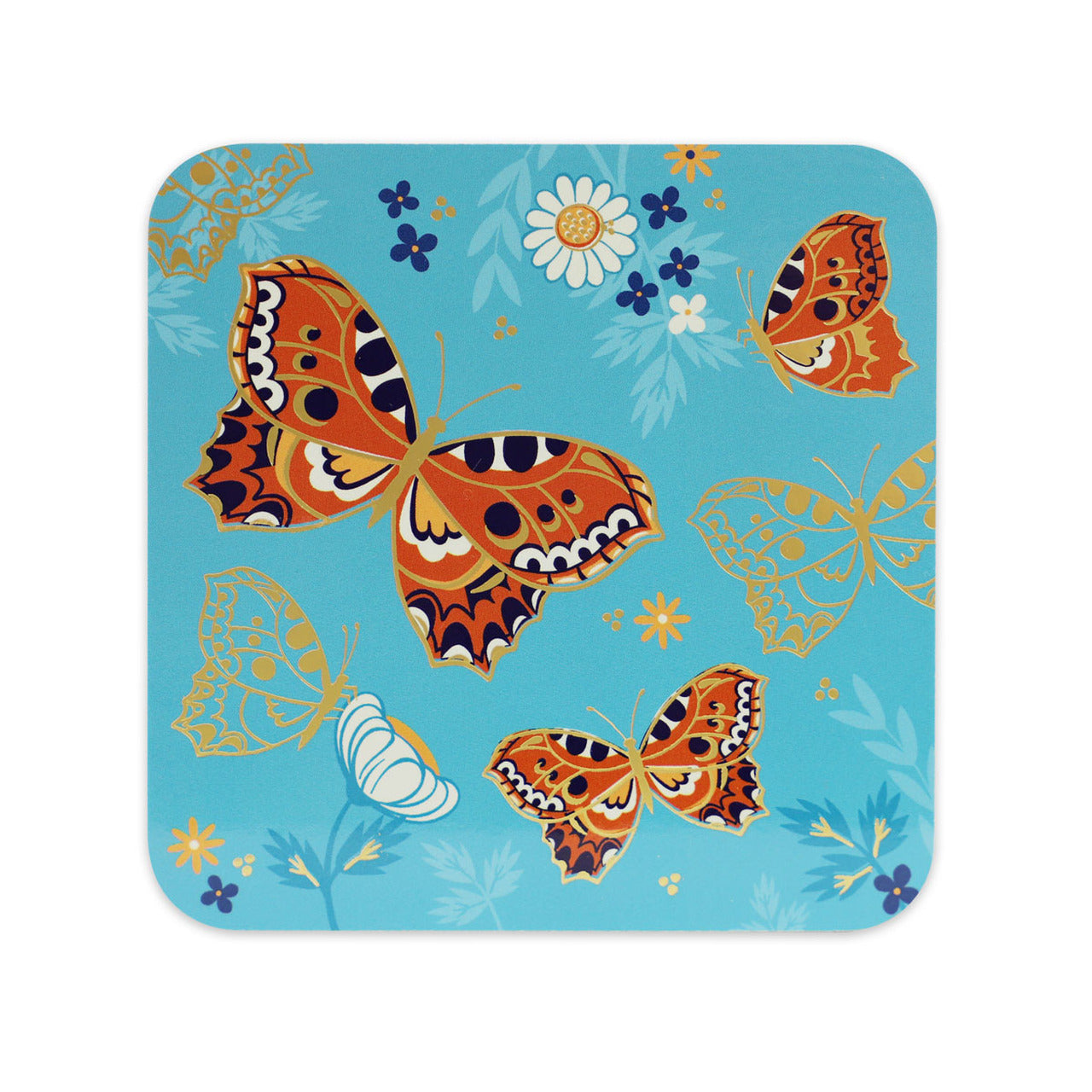 Tipperary Crystal Butterfly S/6 Coasters