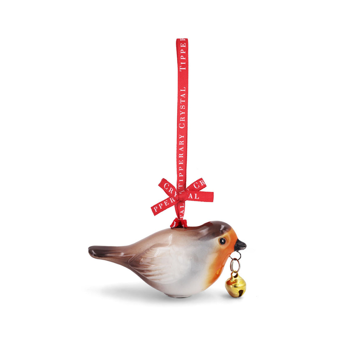 Tipperary Crystal Porcelain Robin Christmas Decoration