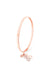 Tipperary Crystal Infinity Bangle with Charms-Rose Gold