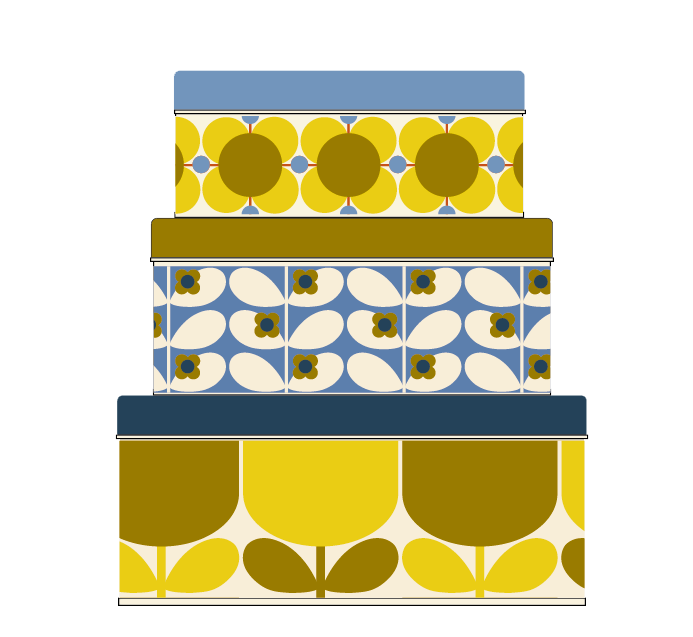 Orla Kiely Nesting Cake Tins-Set of 3