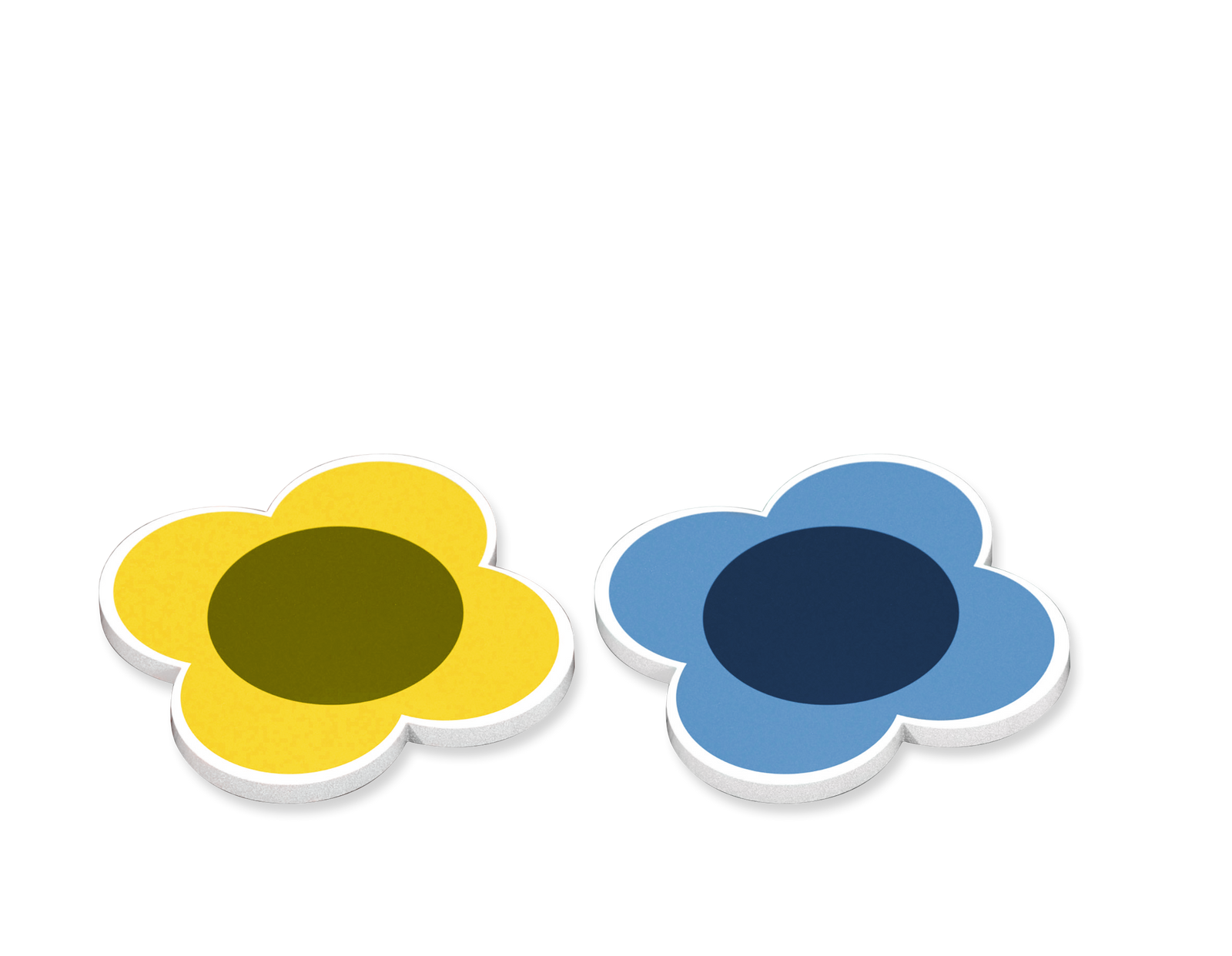 Orla Kiely Atomic Flower Ceramic Trivets-Set of 2