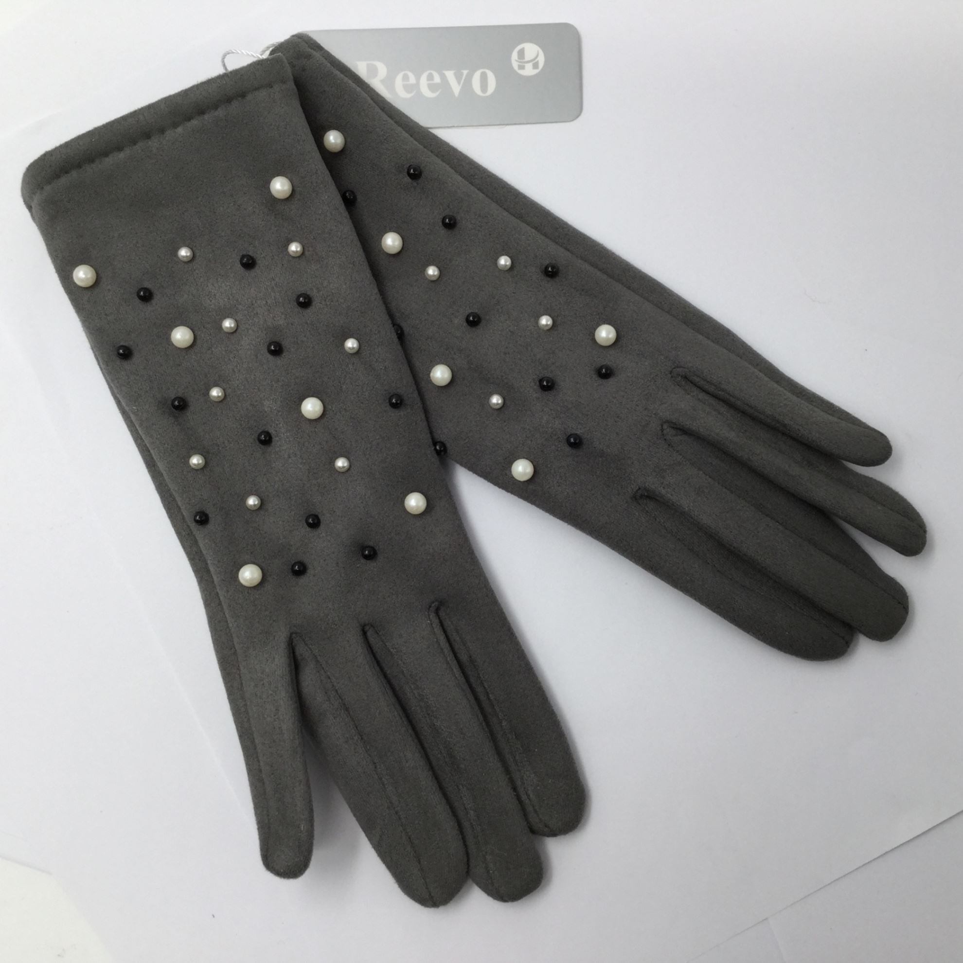 Reevo Gloves Pearl- Grey
