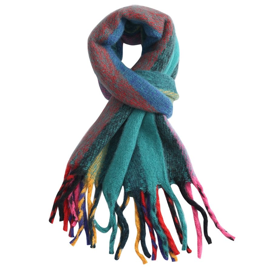 Pure Accessories Scarf Stripe Teal