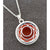Equilibrium Sacral Chakra Carnelian Silver Plated Necklace
