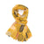 Pure Accessories Geo Leaves Scarf-Yellow
