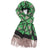 Pure Accessories Hearts Scarf-Green