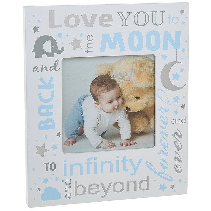 Love you to the Moon and Back Baby Frame Boy