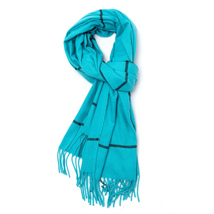 Pure Accessories Scarf Turquoise -Teal