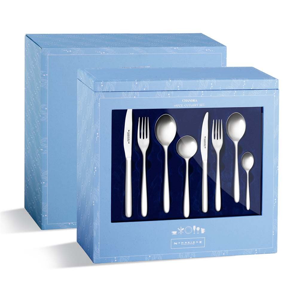 Newbridge Silverware 44pce Chandra SS Cutlery