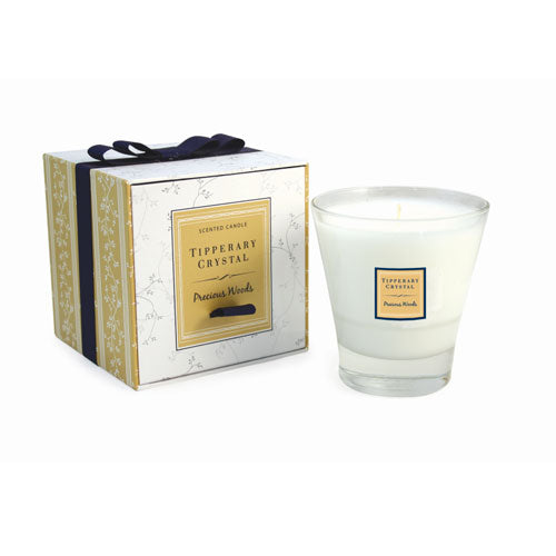 Tipperary Crystal-Precious Woods Candle-300g