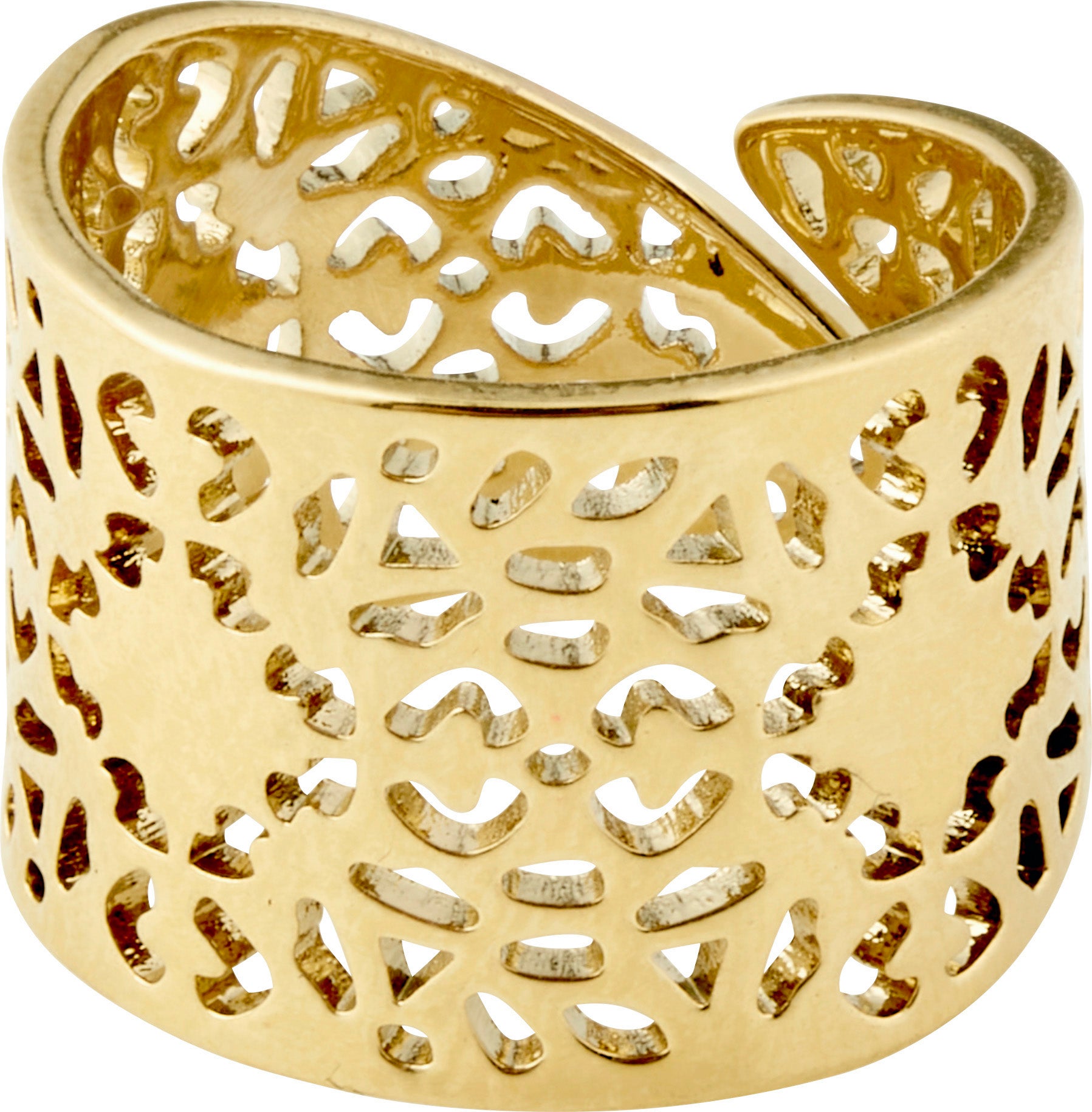 Pilgrim Jewellery Carol Filagree Gold Ring(adjustable)