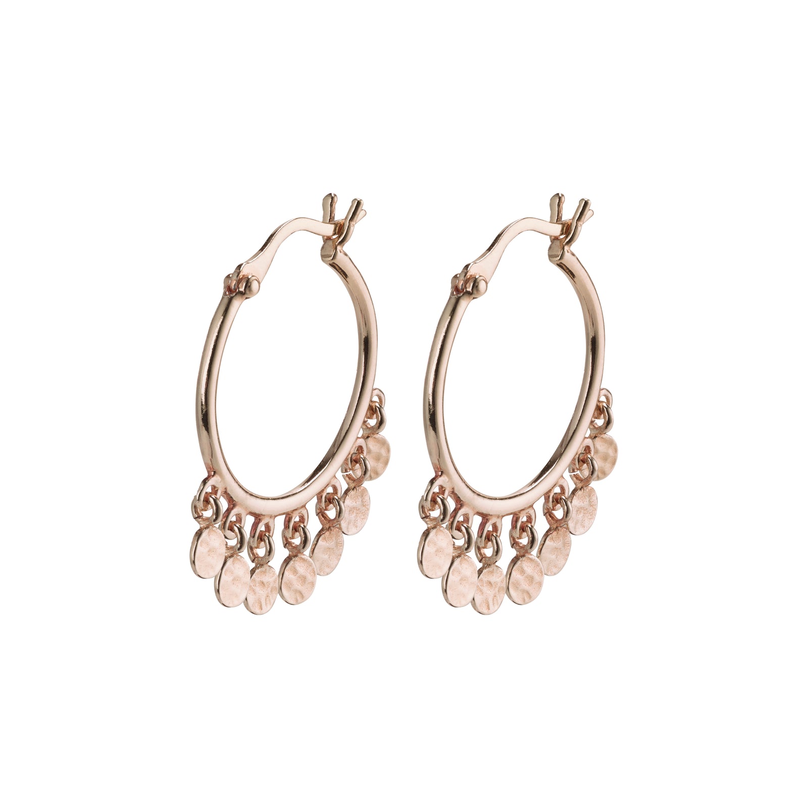 Pilgrim Jewellery Rose Gold Earring Panna