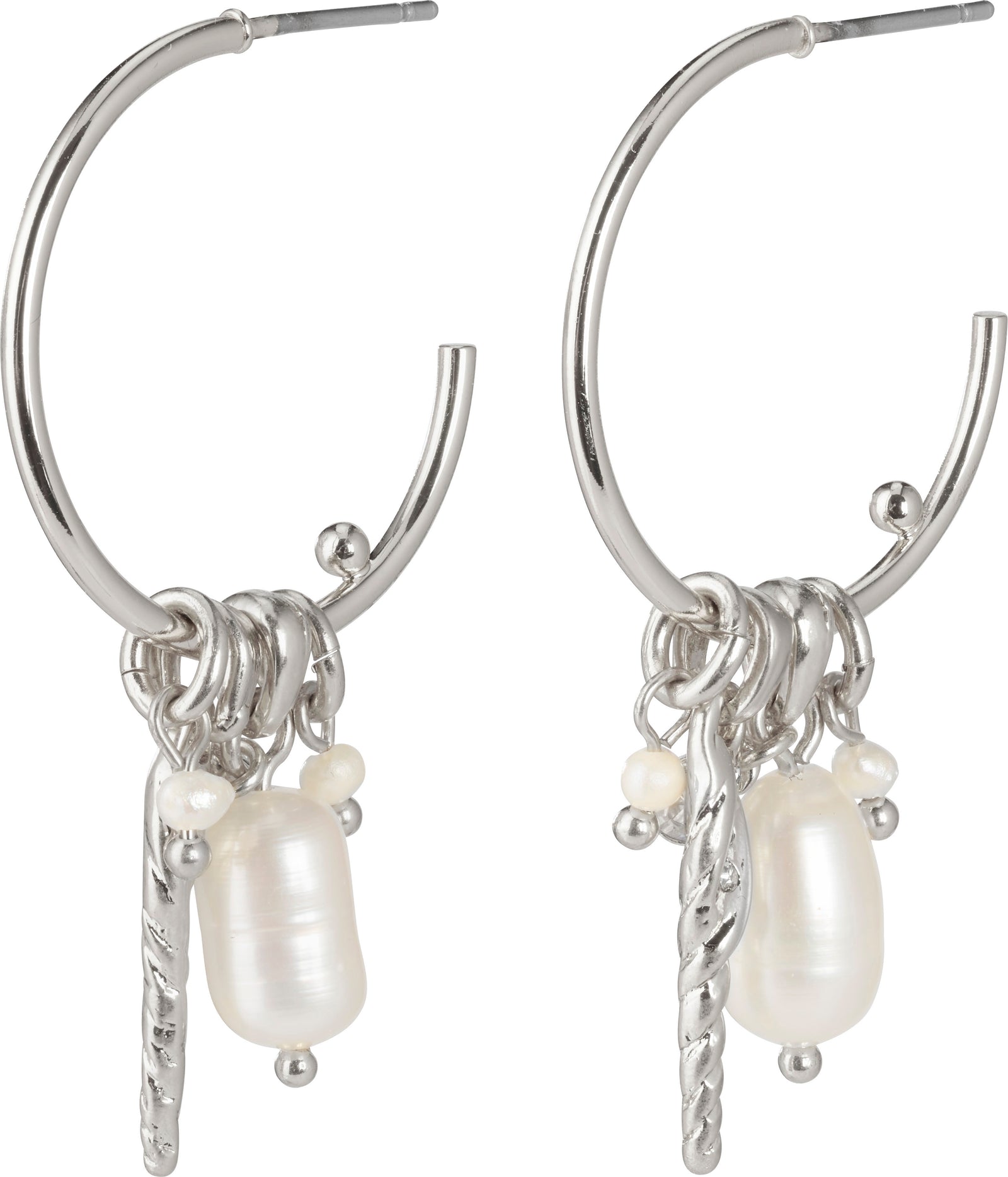 Pilgrim Jewellery Morgan Hoop Earring Silver