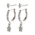 Pilgrim Jewellery-Sylvia- Earring Silver