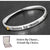 Equilibrium Silver Plated 2 Tone Bangle Sister