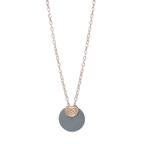 Envy Jewellery Necklace Taupe/Lt Gold