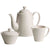 Belleek Living Ripple Teapot,Sugar&Cream